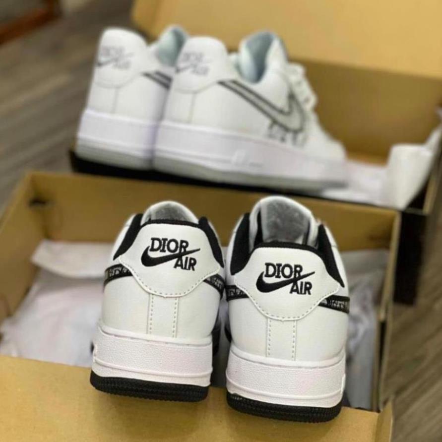 🖤 🔻 🥖 Giày thể thao AF1 độn đế trắng, xám, Giày sneaker nike_dior đế xám, đế đen nam nữ mới nhất 2022 * 🤼 🐾