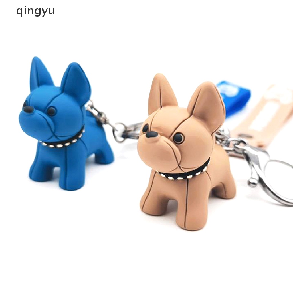 Móc Khóa Da Hình Chó Bull Thời Trang Cá Tính