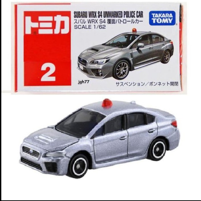 Mô Hình Xe Cảnh Sát Tomica No 2 - Subaru Wrx S4 Unmarked