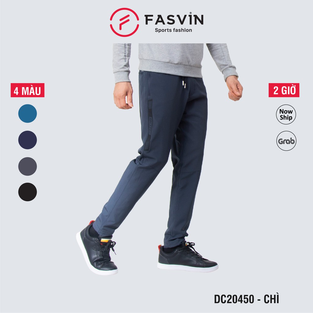 Quần thể thao nam Fasvin DC20450.HN ống suông vải hai lớp lót lưới chất gió chun cao cấp. | BigBuy360 - bigbuy360.vn