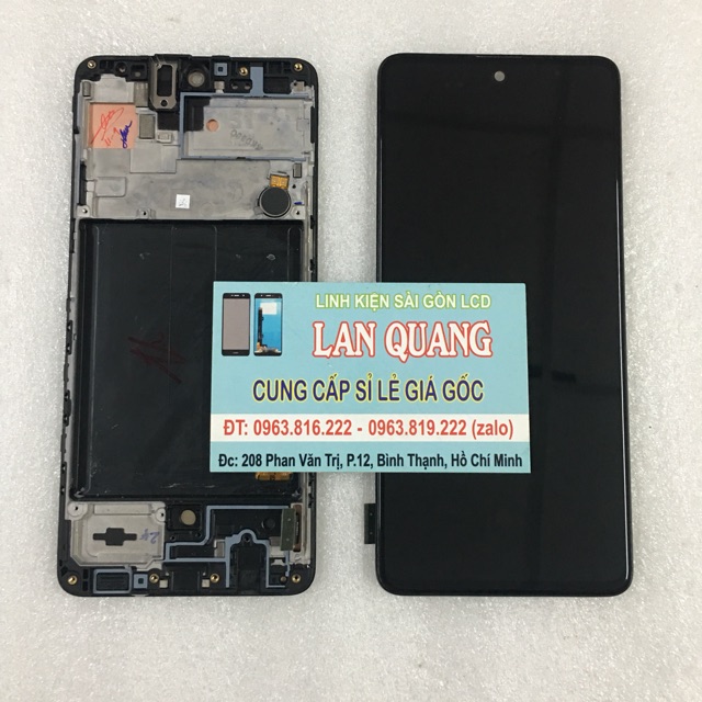 Màn hình Samsung Galaxy A51 zin khung