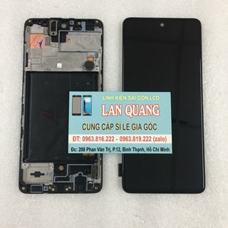 Màn hình Samsung Galaxy A51 zin khung