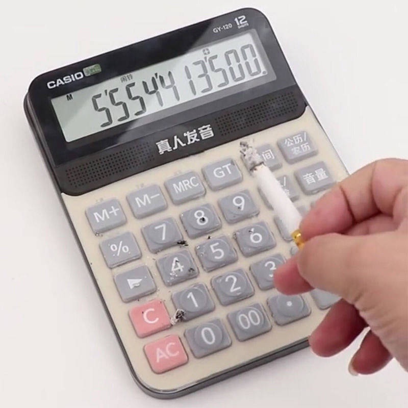 Máy tính bỏ túi Casio có màn hình lớn tiện dụng