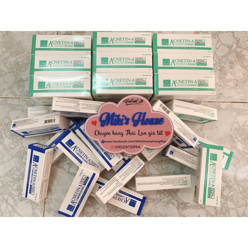 TRETINOIN 0.05% - TRETINOIN 0.025% ACNETIN A KEM ĐẨY MỤN RETIN A THÁI MỚI | BigBuy360 - bigbuy360.vn