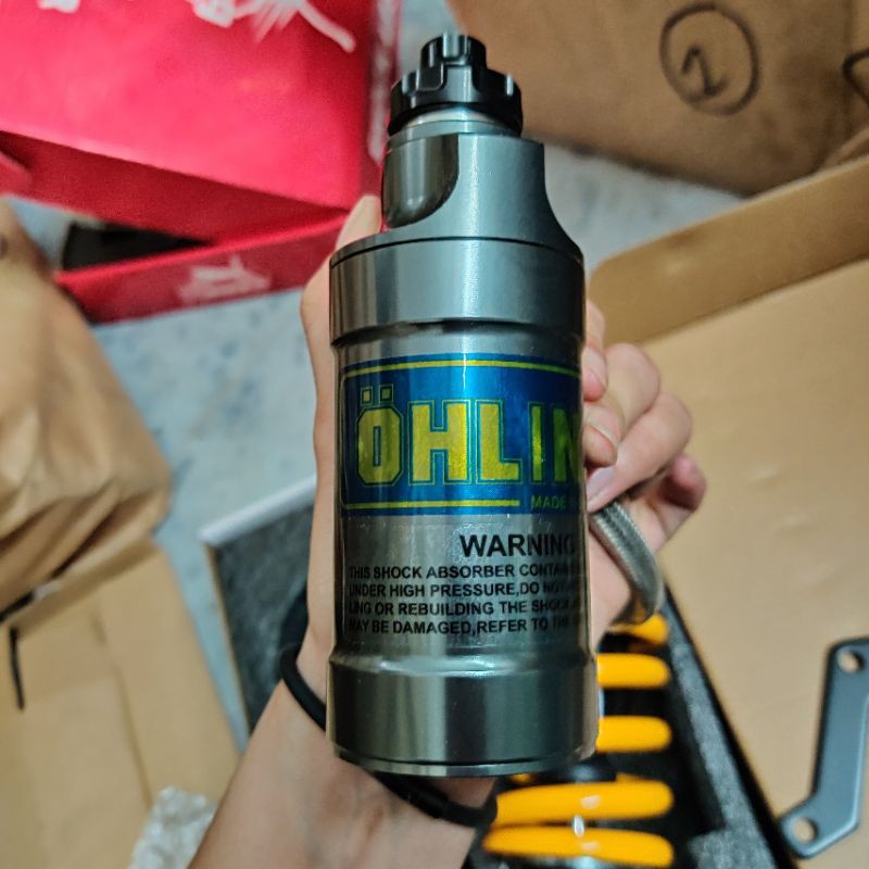 phuộc ohlins bình dầu ex xoay 360 độ