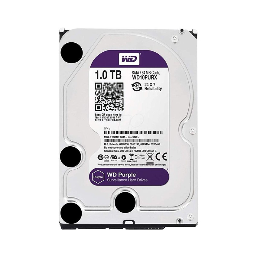 Ổ cứng HDD Western Seagate 500GB 1TB 2TB chuyên dùng cho camera chính hãng