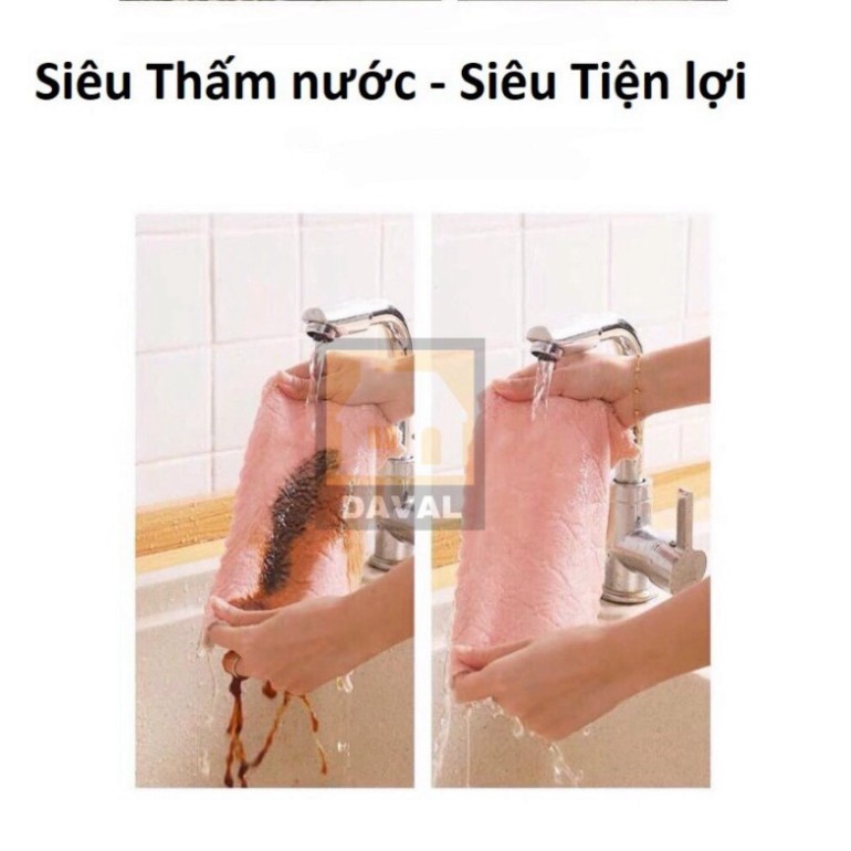 Khăn Lau ❣️𝑭𝒓𝒆𝒆𝒔𝒉𝒊𝒑❣️ Khăn lau đa năng. &gt;&gt; SỈ 10 Cái &lt;&lt;Siêu mềm mịn thấm nước, chống dính dầu mỡ, kháng khuẩn