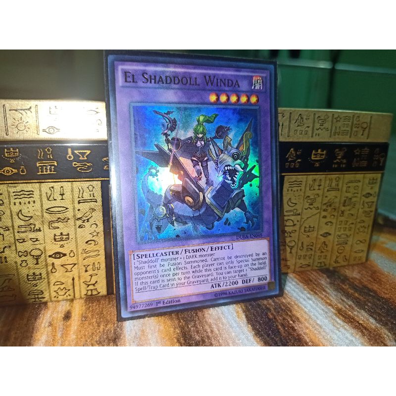 Thẻ bài: El Shaddoll Winda - DUEA-EN048 - Ultra Rare 1st Edition