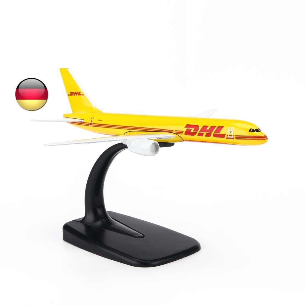 Mô hình máy bay DHL Boeing B777 16cm Everfly