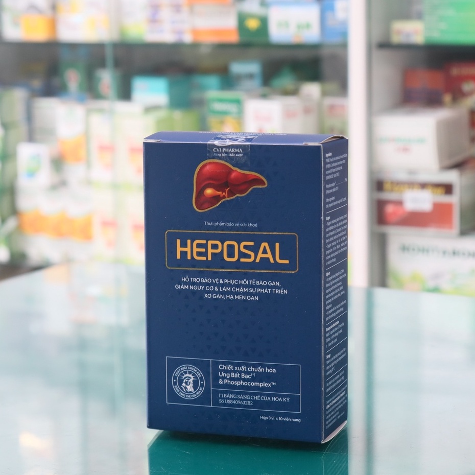 Heposal - Hỗ trợ tăng cường chức năng gan, duy trì sức khỏe đường dài của Gan (30 viên)
