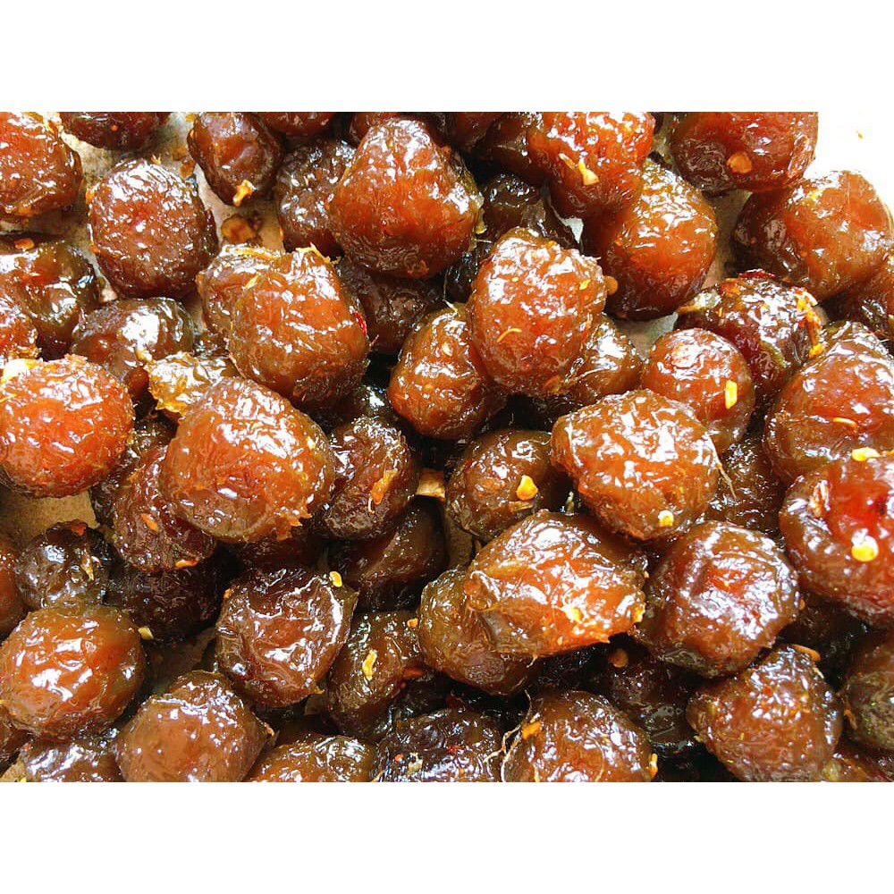 Ô mai mận cơm xào gừng hộp 500g date 12 tháng.