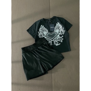 Sét bộ áo in phối quần short