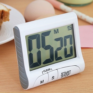 HB-Countdown Kitchen LCD Digital Timer Cooking Time Reminder Student Electronic Alarm Clock, Black