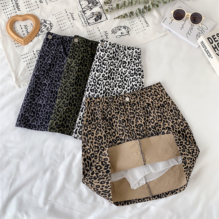 Chân Váy Chữ A Họa Tiết Da Báo Cá Tính Dành Cho Nữ | BigBuy360 - bigbuy360.vn