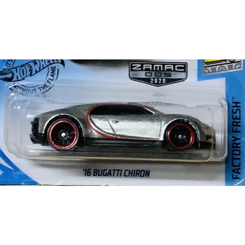 Hobby Store xe mô hình Hot Wheels Bugatti Chiron ZAMAC