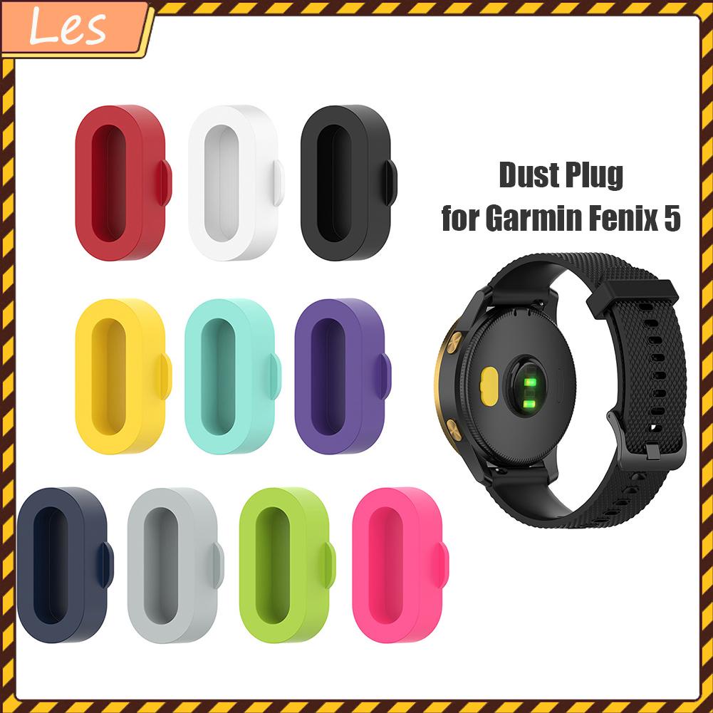 Set 10 nút silicone chống bụi cho cổng sạc Garmin Venu 2 Venu 2S Fenix 5