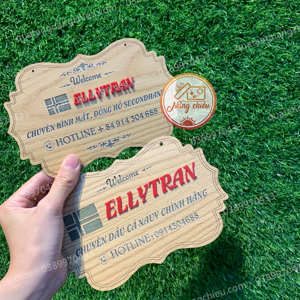 BẢNG HIỆU CHẤT LIỆU GỖ TREO SHOP GIÁ RẺ NHẤT - Phụ kiện chụp ảnh sản phẩm cho shop bán hàng