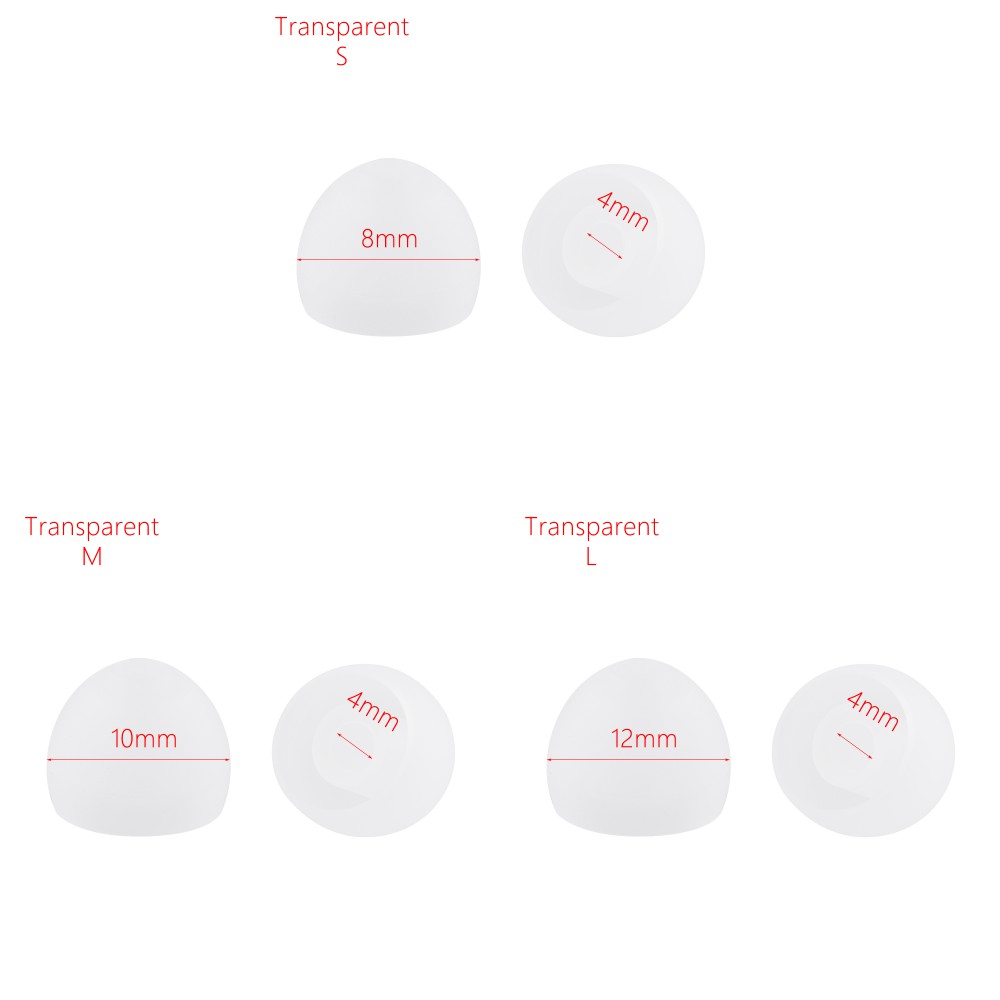 Set 10 cặp nút bọc tai nghe bằng cao su mềm