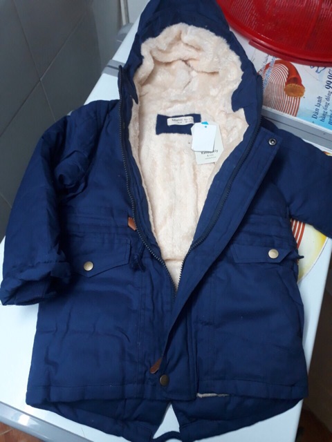 Áo khoác kaki ảnh thật,áo parka lot lông