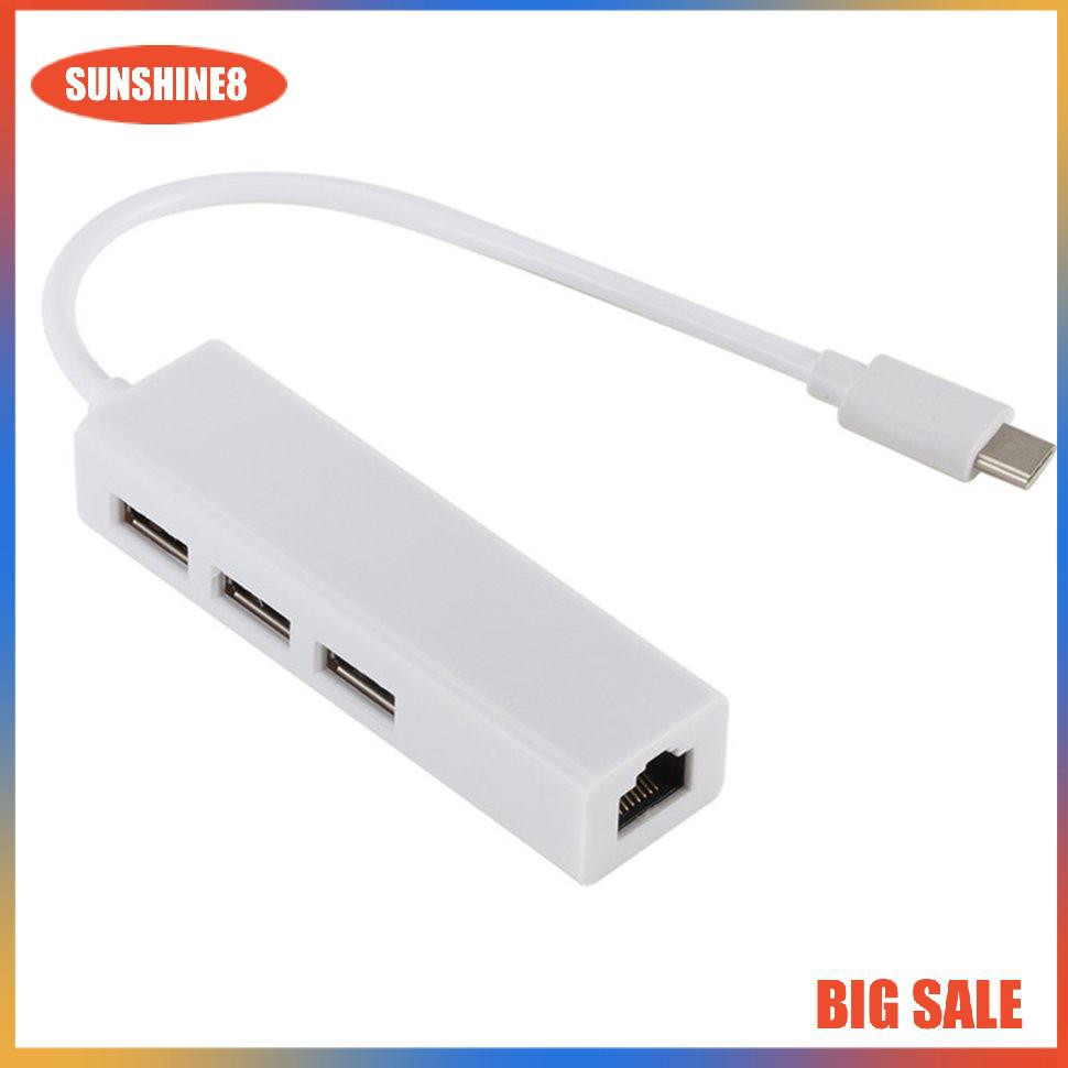 (0504) Cáp Chuyển Từ Usb-C Usb 3.1 Type-C Sang Usb Rj45 Ethernet Lan