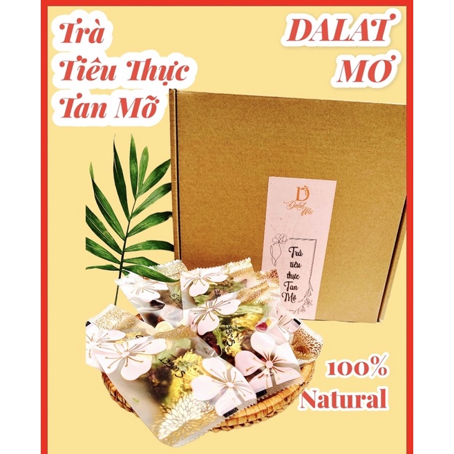 Trà Tiêu Thực  Dalatmo_Trà Thảo Mộc gói nhỏ pha 1 bình