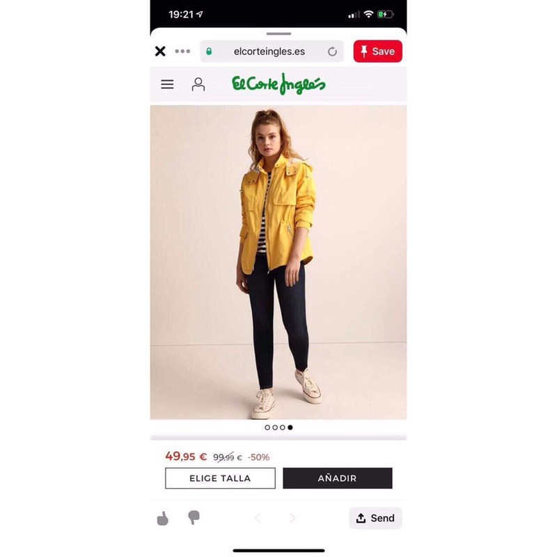 Áo khoác Parka ESPRIT aut tuồn S-XXL size đại