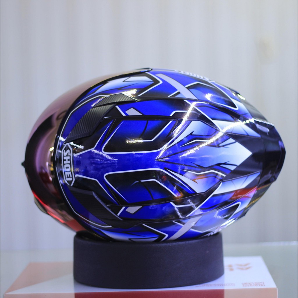 [FREESHIP] MŨ BẢO HIỂM FULLFACE ROC 1 KÍNH - ROYAL M138B LÊN TEM SHOEI XANH GP