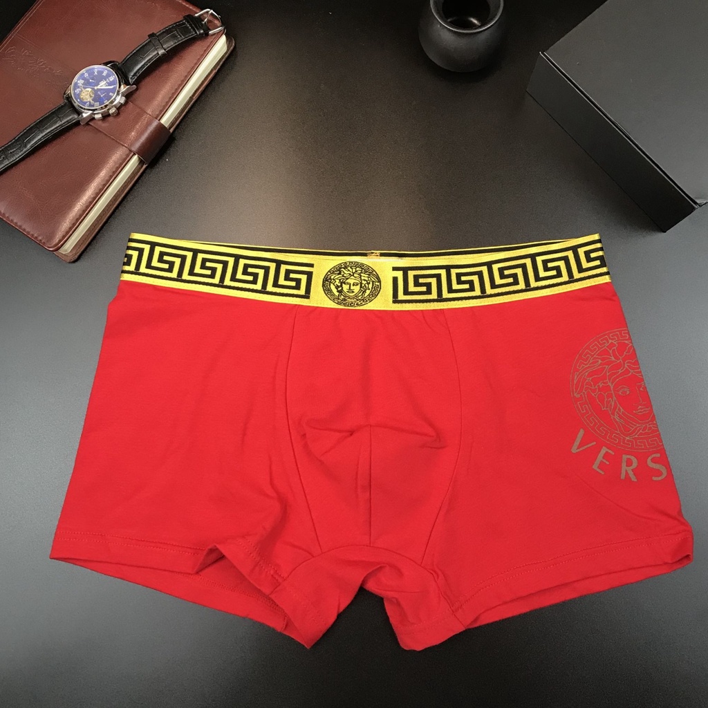 Versace Quần Lót Boxer cotton Mềm Chất Lượng Cao Cho Nam