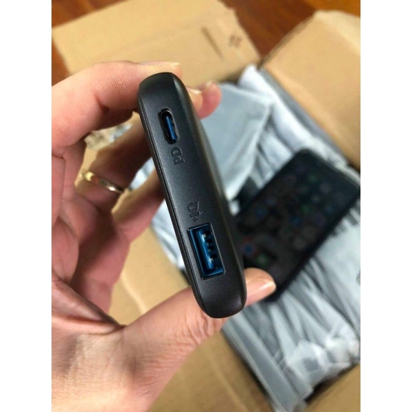 Sạc dự phòng Anker 10.000mAh A1231 PD 3.0 max 18w nhập Mỹ new - Bảo hành 12 tháng