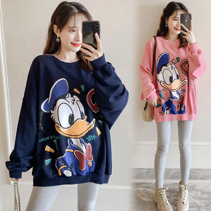 Áo Sweater Tay Dài Oversized Dày Dặn Phong Cách Hàn Quốc Cho Nữ C9577 [40-150KG]