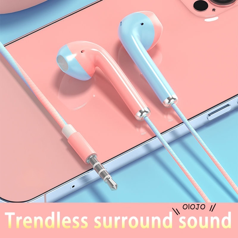 Tai nghe nhét tai có dây cổng 3.5mm thiết kế mới nhiều màu sắc