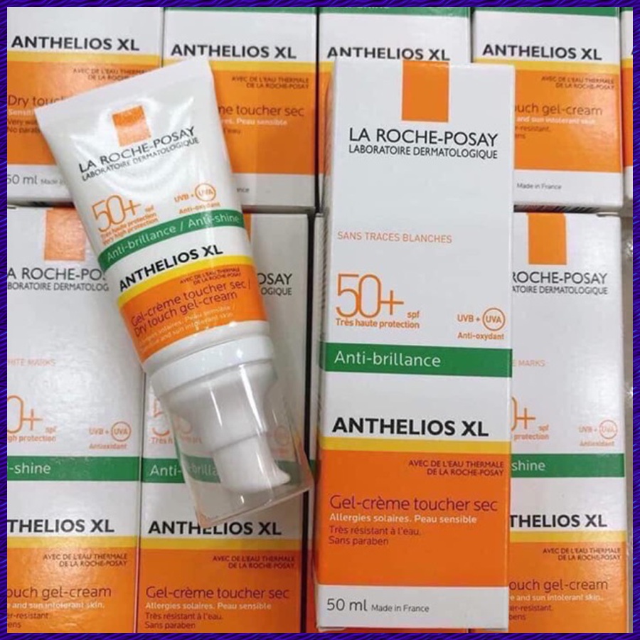 Kem Chống Nắng La Roche Posay Anthelios Anti-Shine Dry Touch Gel Cream SPF 50+ Cho Da Dầu Và Da Nhạy Cảm - 50ml