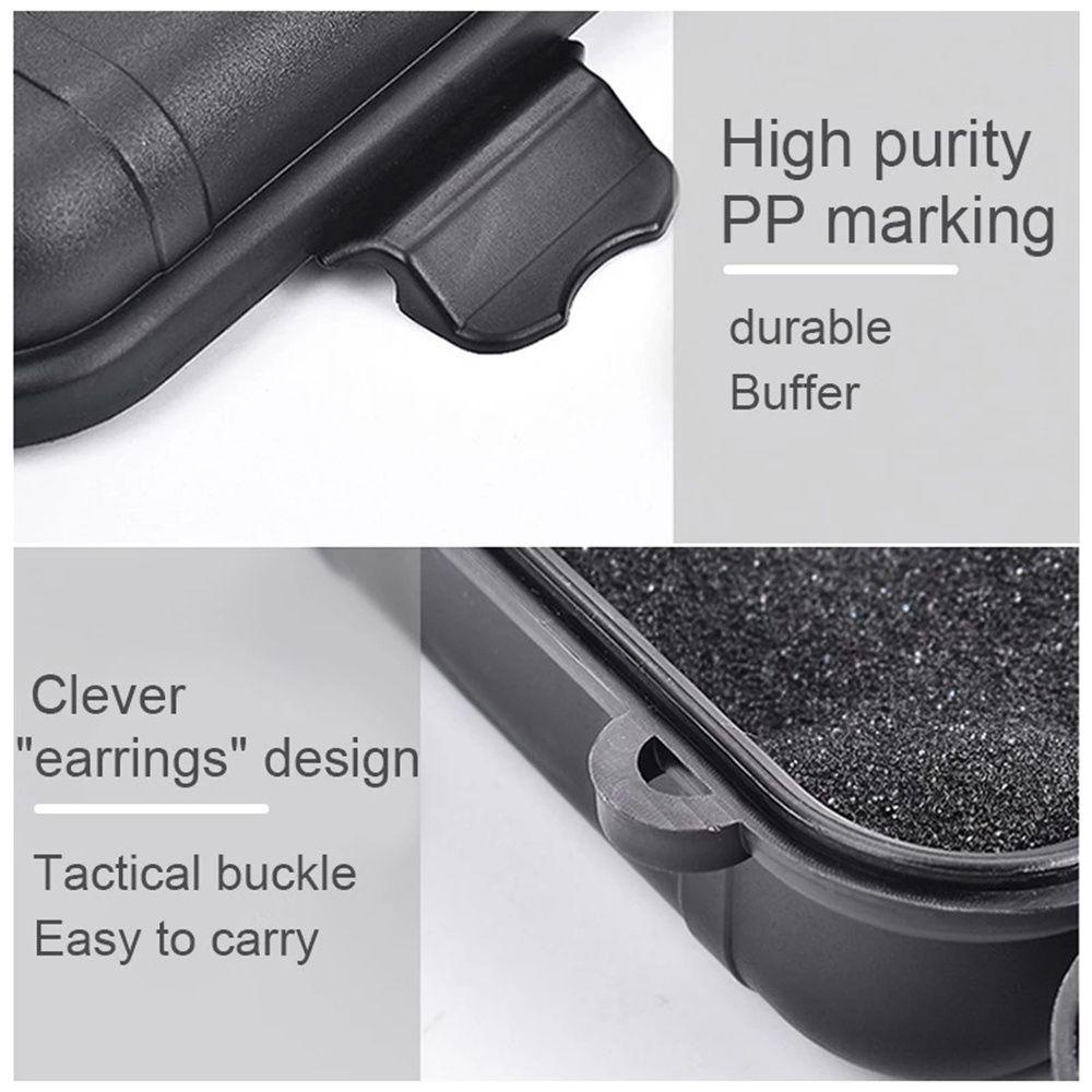 Rebuy1 Hộp Đựng Đồ Câu Cá Ngoài Trời Kín Khí Chống Sốc Chống Nước Kích Thước L / S