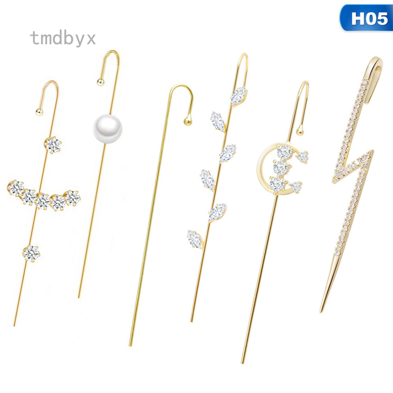 Tmdbyx Khuyên Vành Tai Đính Đá Thời Trang Dành Cho Nữ