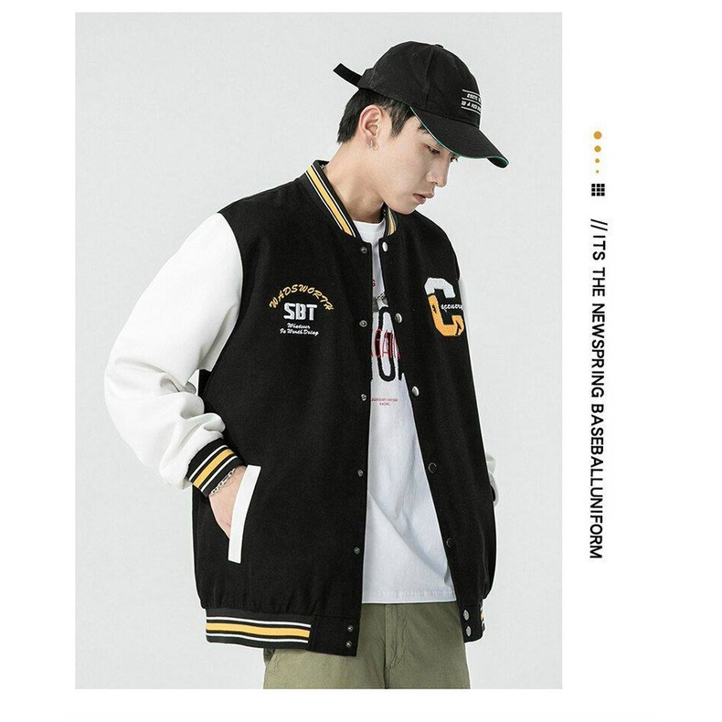 Áo Khoác Nỉ Bomber Áo Khoác Bóng Chày Nam Nữ Nhiều Mẫu Hot Cá Tính