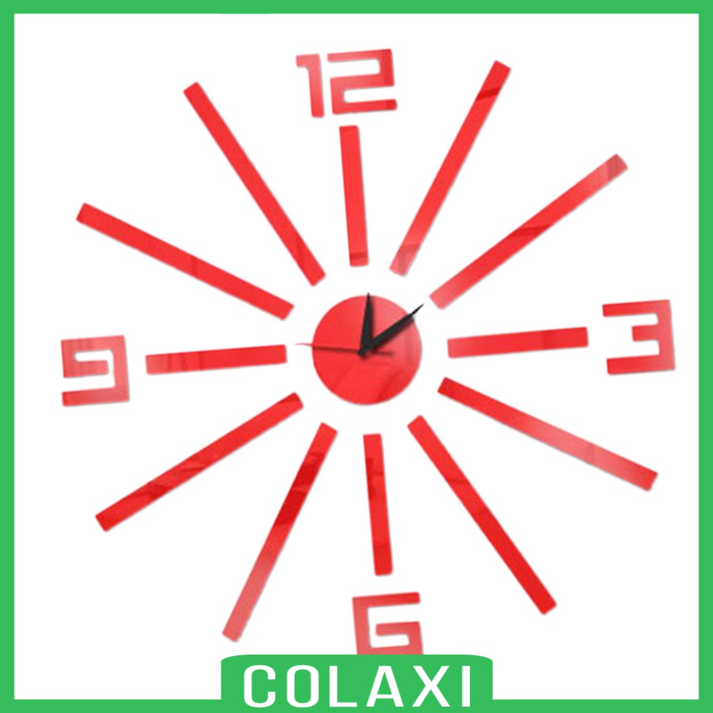Đồng Hồ Dán Tường 3d Diy