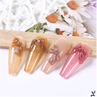 Khuôn silicon nail nơ, gấu làm móng