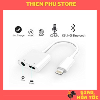 Jack Chia Cổng Sang Sạc và Tai Nghe Cho IP7 đến 12promax[BẢO HÀNH 3 THÁNG]Giắc Chuyển Đổi-Cáp Chuyển Đổi
