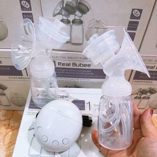 Máy hút sữa đôi Real Bubee