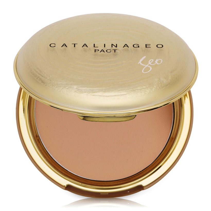 Phấn phủ siêu mịn Catalina Geo Pact Natural Beige ( Geo Vàng)