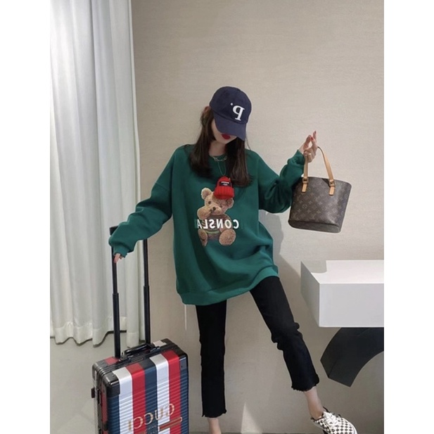 Áo sweater gấu 3 màu