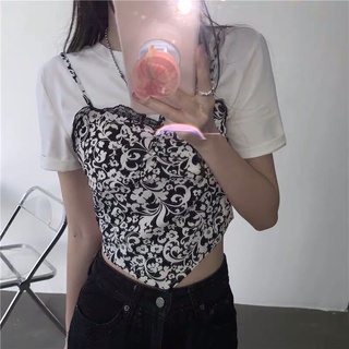 Áo croptop tay ngắn hở lưng