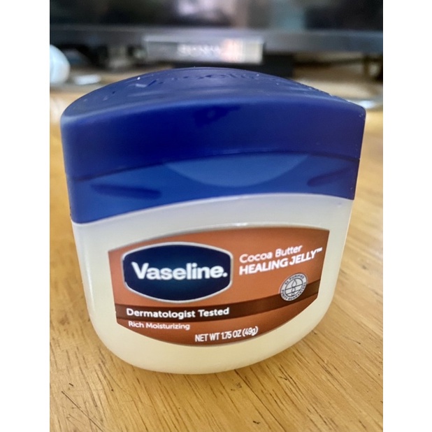 Sáp Vaseline Mỹ dưỡng ẩm Pure Petroleum Jelly Original  / Vaseline cacao 49g