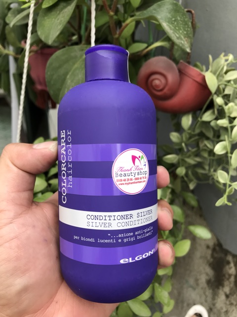 Dầu xả chăm sóc tóc tẩy trắng, bạch kim Elgon Silver Colorcare Conditioner 300ml