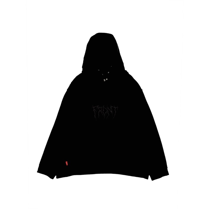 Upside Down Hoodie - Dark (đen chữ đen)/ madeby.illustration