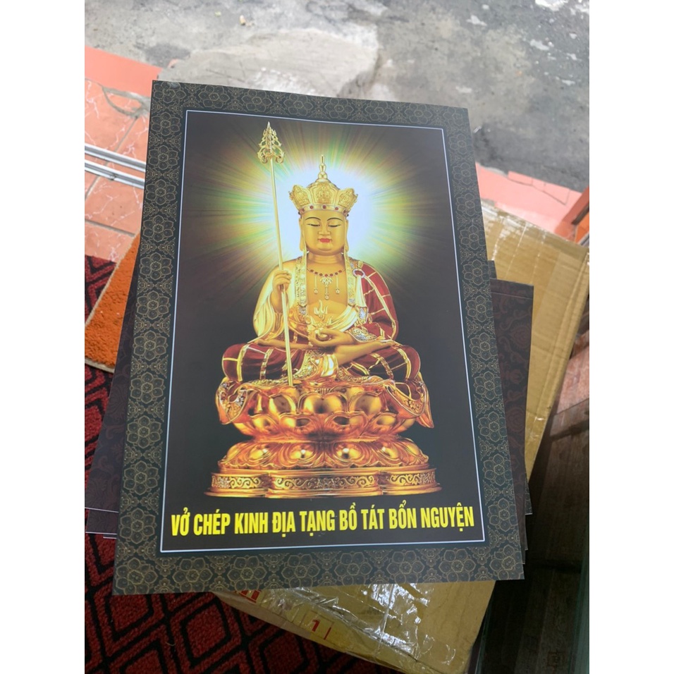 Vở chép kinh Địa Tạng A4