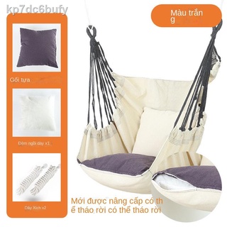 (Date mới)Ghế treo ký túc xá Phòng ngủ sinh viên đại học tựa nôi lười tạo tác võng đơn Chàng trai và cô gái xích đu dễ t