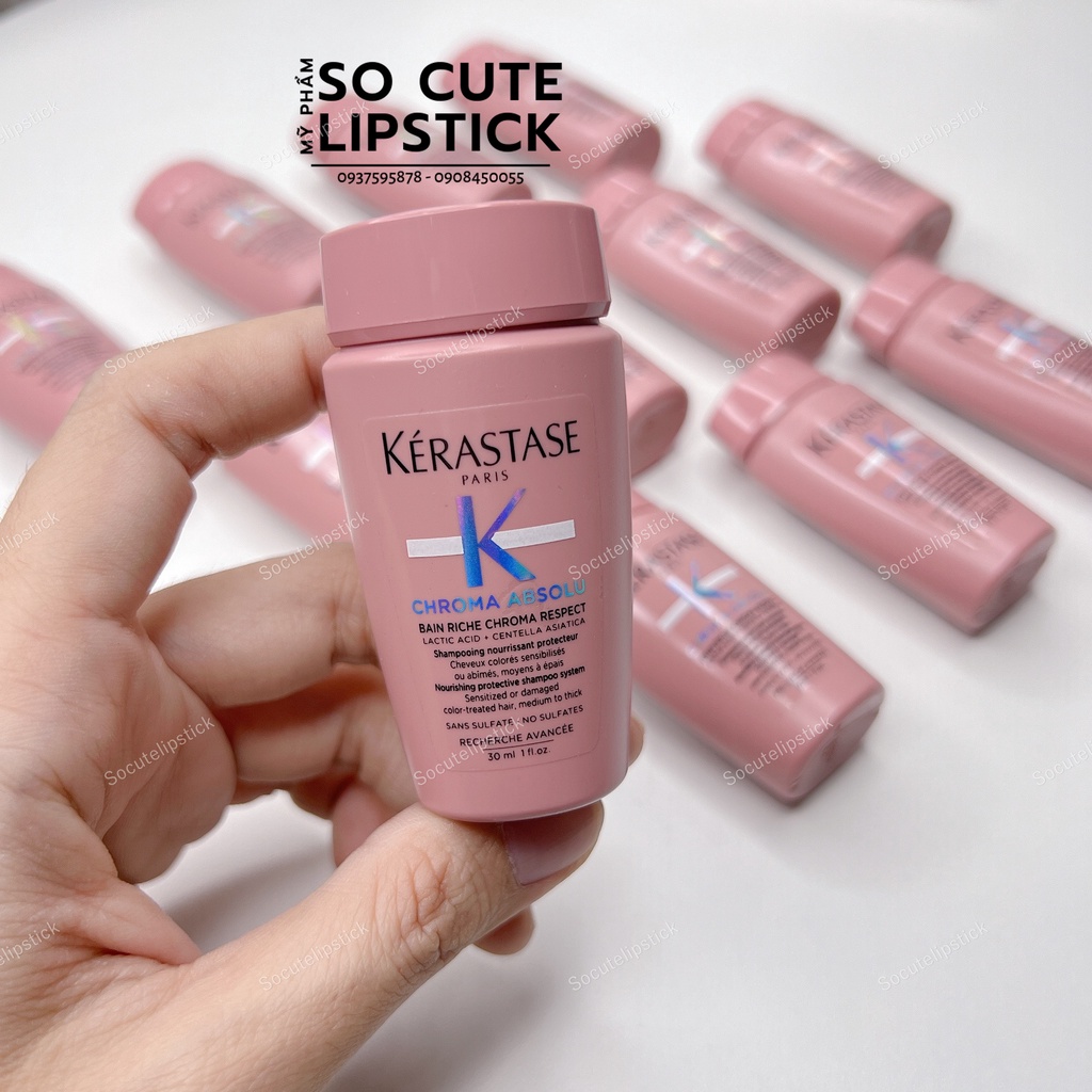 Dầu gội Kerastase Chroma Absolu Bain Chroma Respect Shampoo 30ml