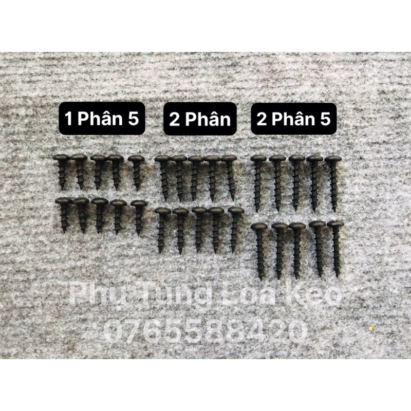 Vít ren xoắn bắt loa nhập Taiwan sơn tĩnh điện ko rỉ sét Bịch 1kg