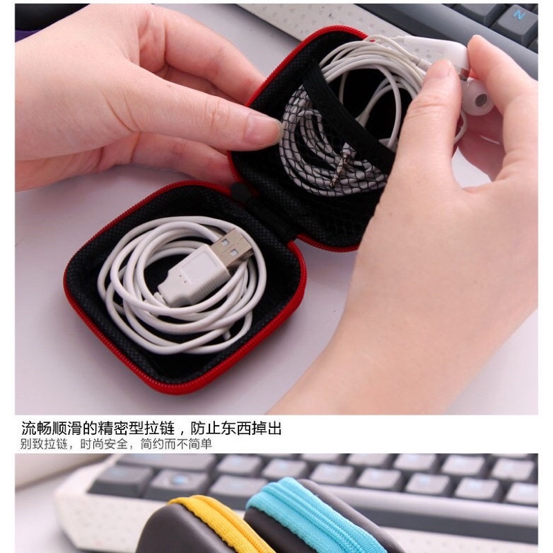 Hộp đựng tai nghe, cáp sạc, chìa khoá